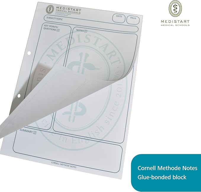 Cuaderno Cornell para Estudiantes de Medicina – Sistema de Notas A4 - Image 2